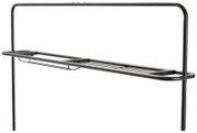 Schwarzes Bar-Set-Gestell aus Metall, seitliche Perspektive