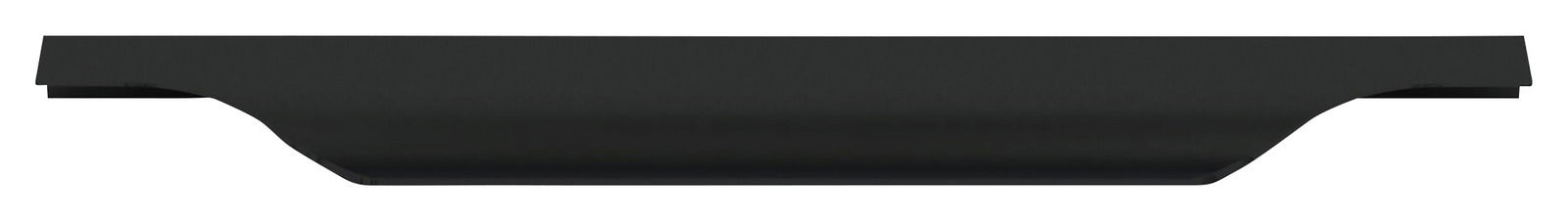 Schwarze Griffleiste, seitliche Perspektive