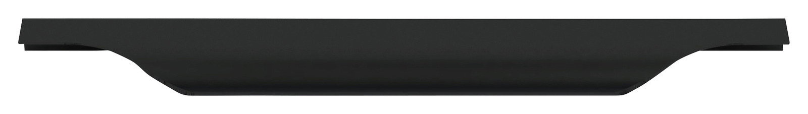 Schwarze Griffleiste, seitliche Perspektive