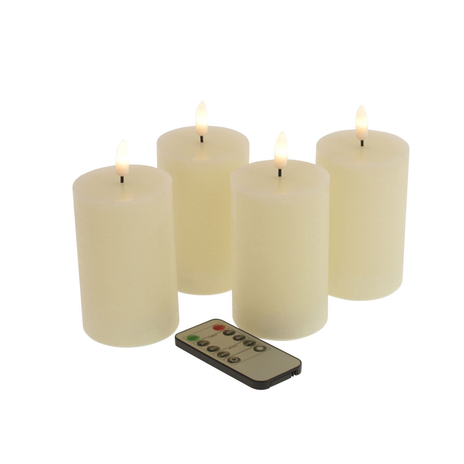 Werner-Voß LED-Kerzen mit 3D-Flamme 4er-Set Werner-Voß LED-Kerzen mit 3D-Flamme 4er-Set