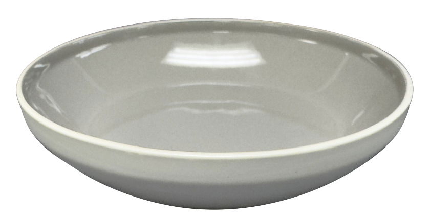 Zurbrüggen Gourmetteller Grauer Gourmetteller aus Keramik, seitliche Perspektive