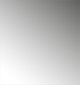 Ansicht eines rechteckigen Spiegels aus der Vorderperspektive