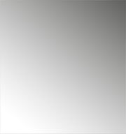 Ansicht eines rechteckigen Spiegels aus der Vorderperspektive