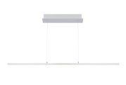 Moderne LED-hanglamp in minimalistisch design, zijaanzicht