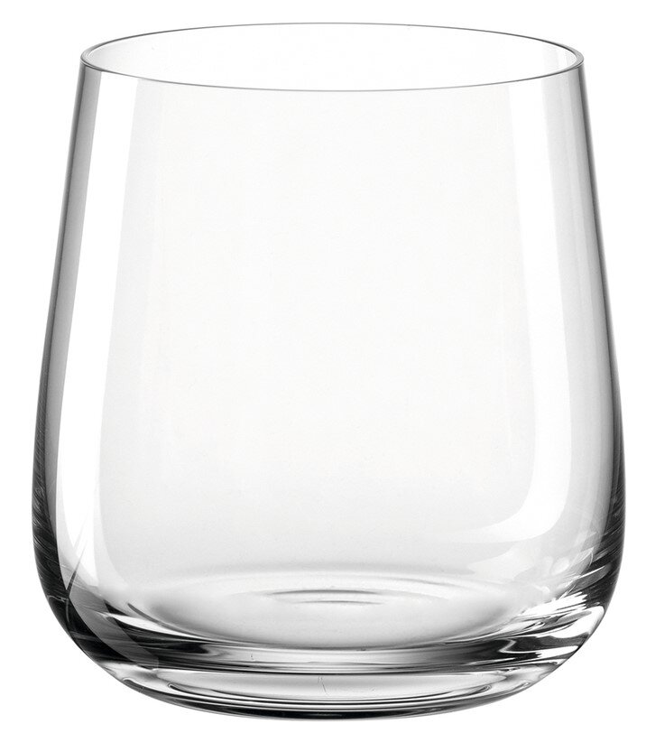 Doorzichtig drinkglas Brunelli 400 ml, van voren gefotografeerd