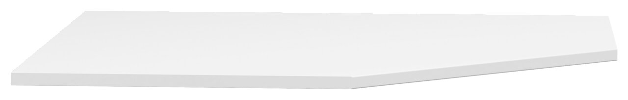 Carryhome Abdeckboden MULTISTAURAUM Weiße Abdeckbodenplatte in schräger Seitenansicht