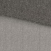 Bettwäsche 155x220cm mit grauem Stoff und feinen Streifen, Draufsicht