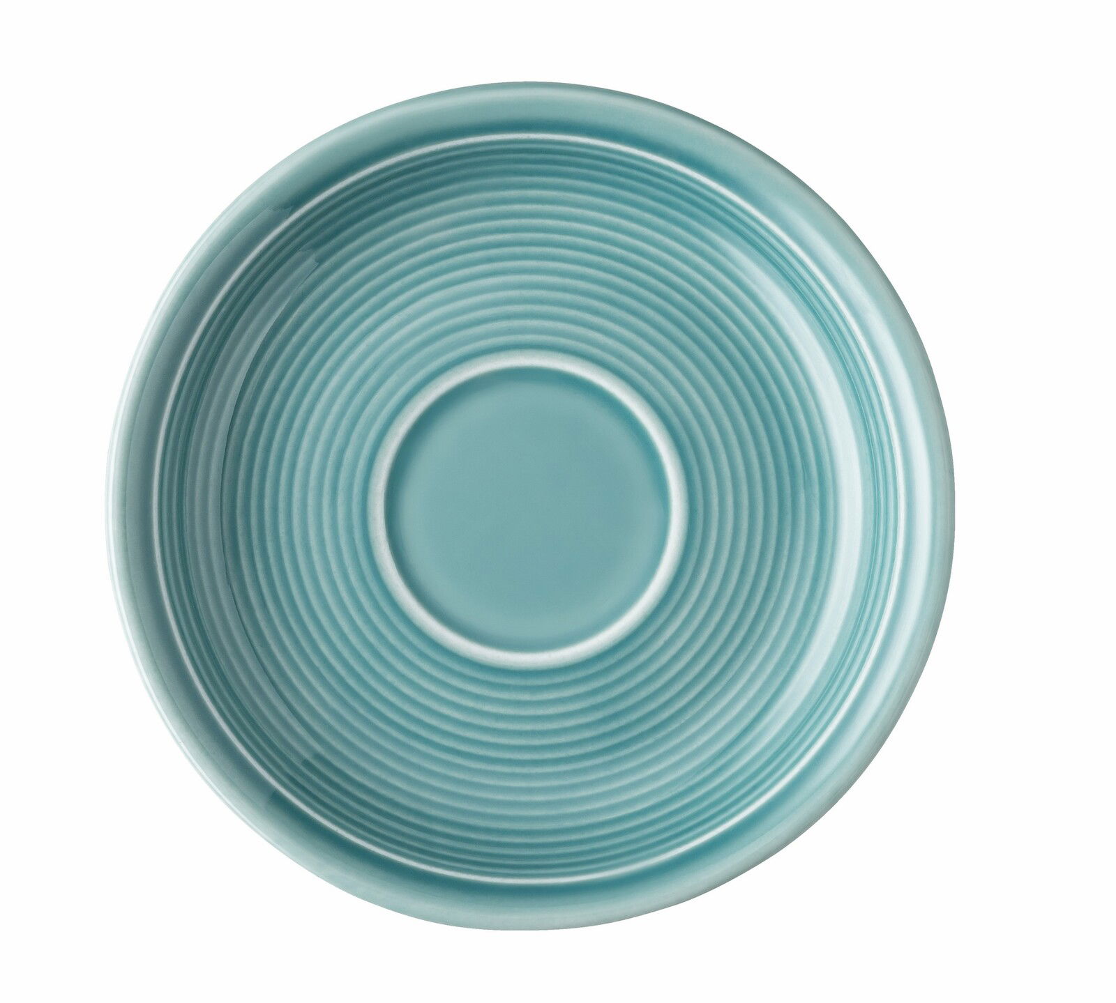 Espresso-Untertasse in Ice Blue, Draufsicht