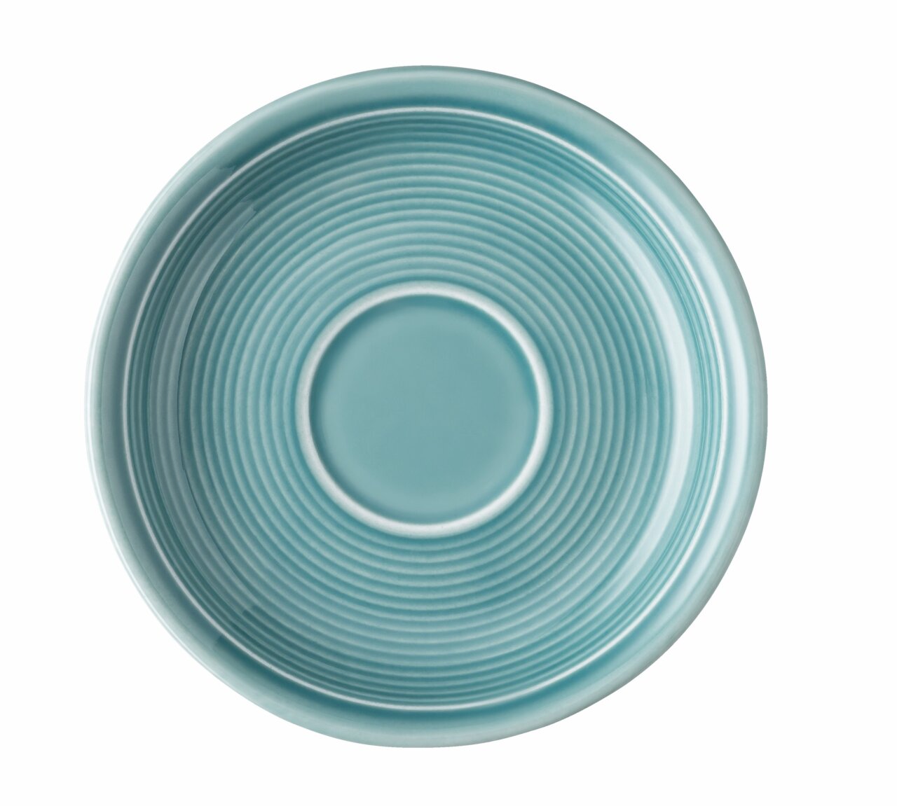 Espresso-schoteltje in Ice Blue, bovenaanzicht