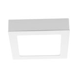 Quadratische Einbau-/Aufbauleuchte OSKAR in Weiß, Ansicht von unten