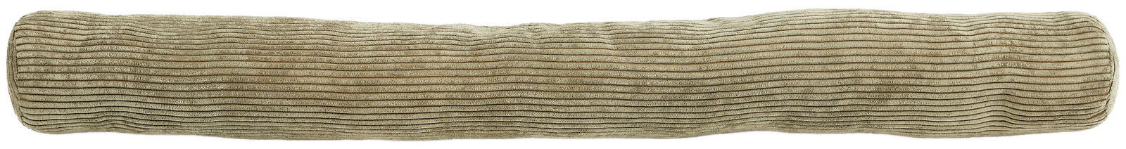 Andiamo 90 cm EMY Längliches, geripptes Kissen in beige aus der Vogelperspektive