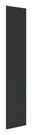 Hom´in Tür UNIT Anthrazitfarbene Tür in seitlicher Perspektive, Maße 202x45 cm