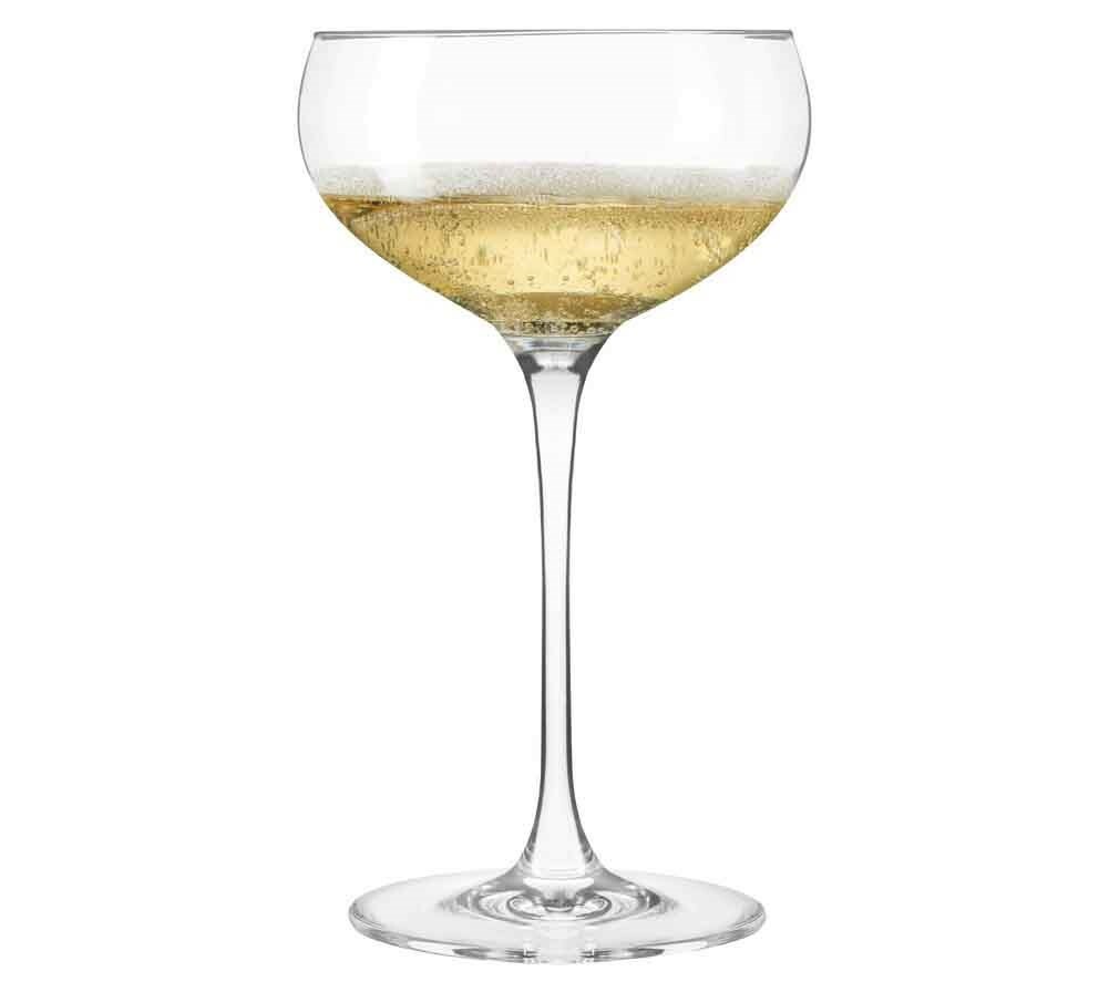 Leonardo Sektschale CHEERS Elegante Sektschale Cheers mit Sekt gefüllt, seitliche Ansicht
