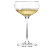 Elegante Sektschale Cheers mit Sekt gefüllt, seitliche Ansicht