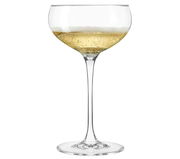 Elegante Sektschale Cheers mit Sekt gefüllt, seitliche Ansicht