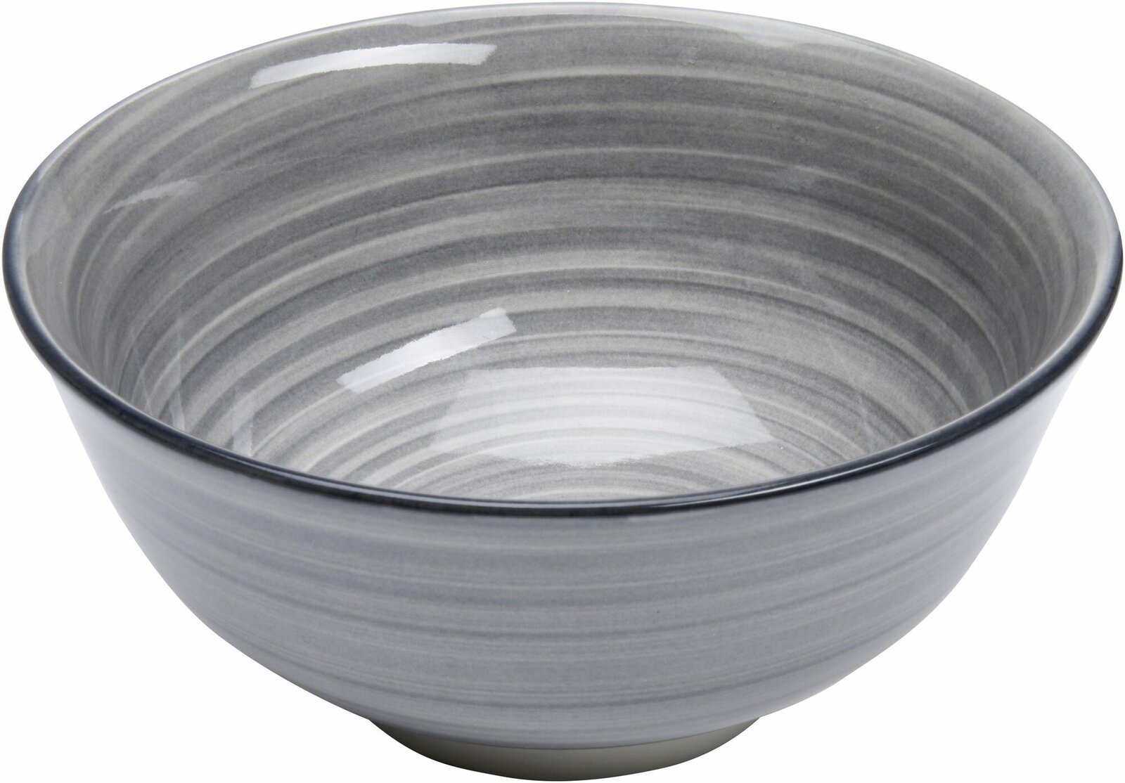 Ritzenhoff & Breker Schale SENDAI Graue Schale Sendai mit einem Durchmesser von 15,5 cm, seitliche Perspektive