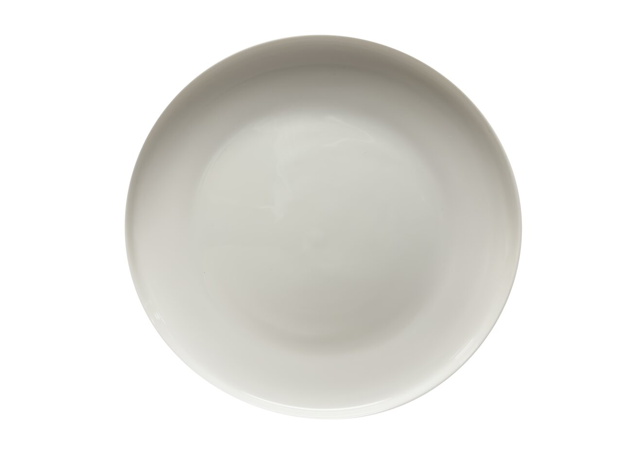 Zurbrüggen Speiseteller Weißer Speiseteller aus der Vogelperspektive