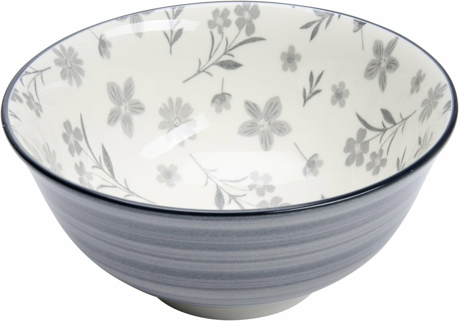 Ritzenhoff & Breker Schale SENDAI Schale Sendai Blume 15,5cm mit floralem Muster in Seitenansicht