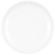 Runder Brotteller aus Porzellan, 16 cm, mit geriffeltem Rand, Draufsicht