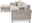 Ecksofa DETROIT von Musterring in beige-grauer Textur, seitliche Perspektive
