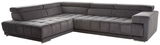 Graues Ecksofa Beldomo Speed SPLIFF S in L-Form, Perspektive von vorne links