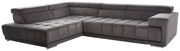 Graues Ecksofa Beldomo Speed SPLIFF S in L-Form, Perspektive von vorne links