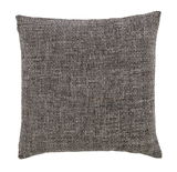 Graues Kissen mit strukturierter Oberfläche, Frontalansicht