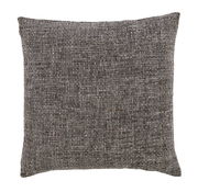 Graues Kissen mit strukturierter Oberfläche, Frontalansicht