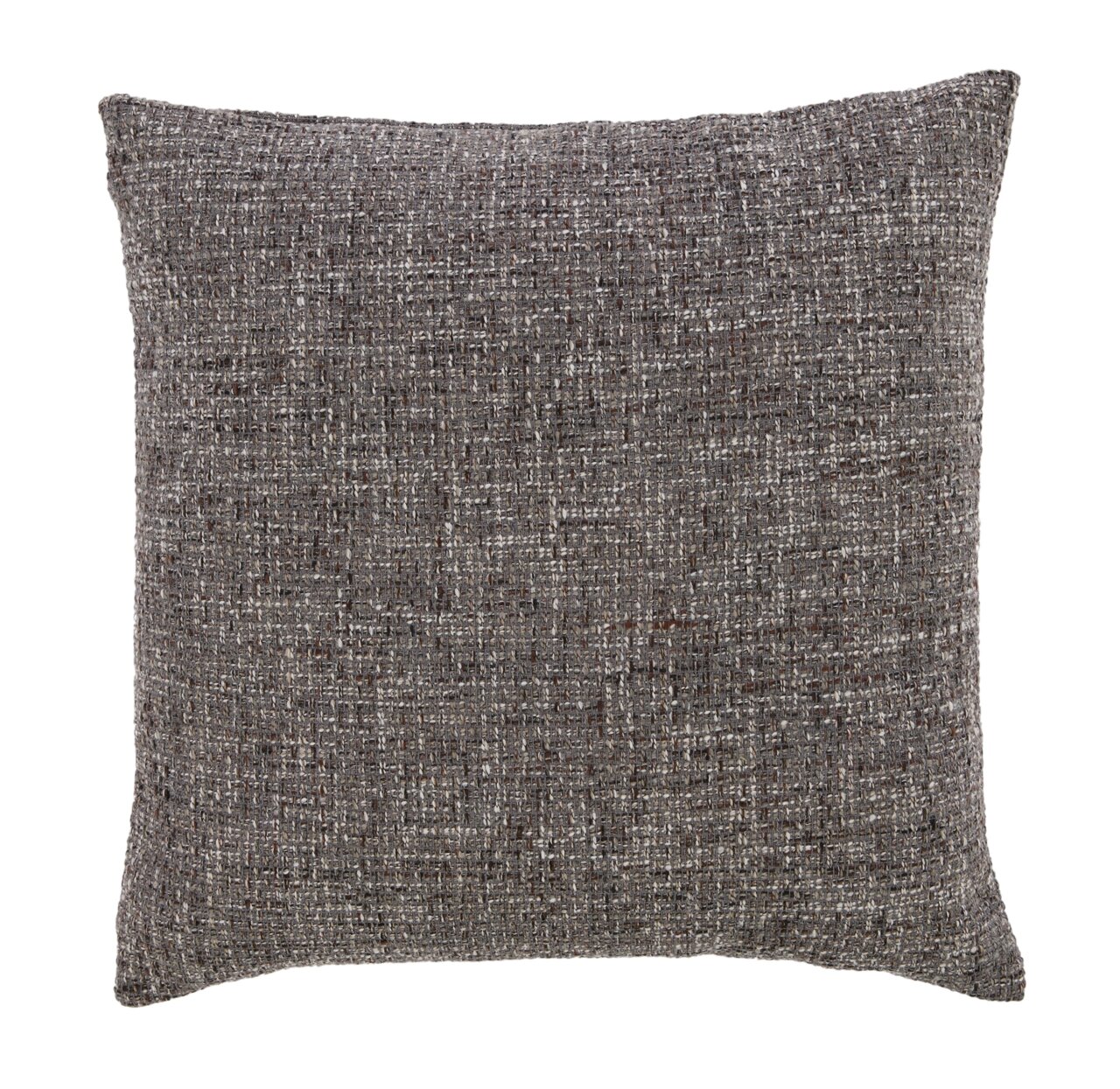 Light&Living Kissen VERNAL Graues Kissen mit strukturierter Oberfläche, Frontalansicht