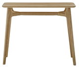 Holzkonsole mit vier Beinen, frontal betrachtet