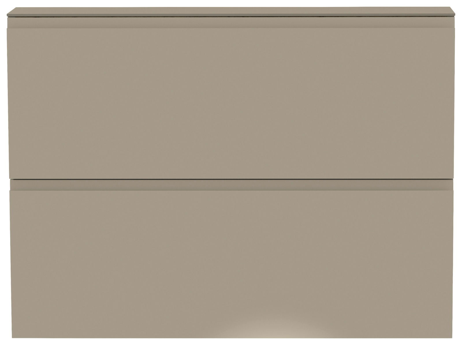 Hängeschuhschrank 2K-T22 in beige, frontale Ansicht