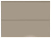 Hängeschuhschrank 2K-T22 in beige, frontale Ansicht