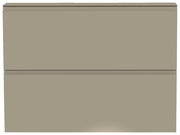 Hängeschuhschrank 2K-T22 in beige, frontale Ansicht