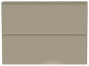 Hängeschuhschrank 2K-T22 in beige, frontale Ansicht