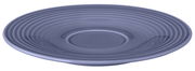 Kleine Kombi-Untertasse, 13,5 cm, in seitlicher Perspektive mit konzentrischen Kreisen auf der Oberfläche.