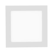Quadratische Einbau- und Aufbauleuchte OSKAR in weißer Farbe, Draufsicht