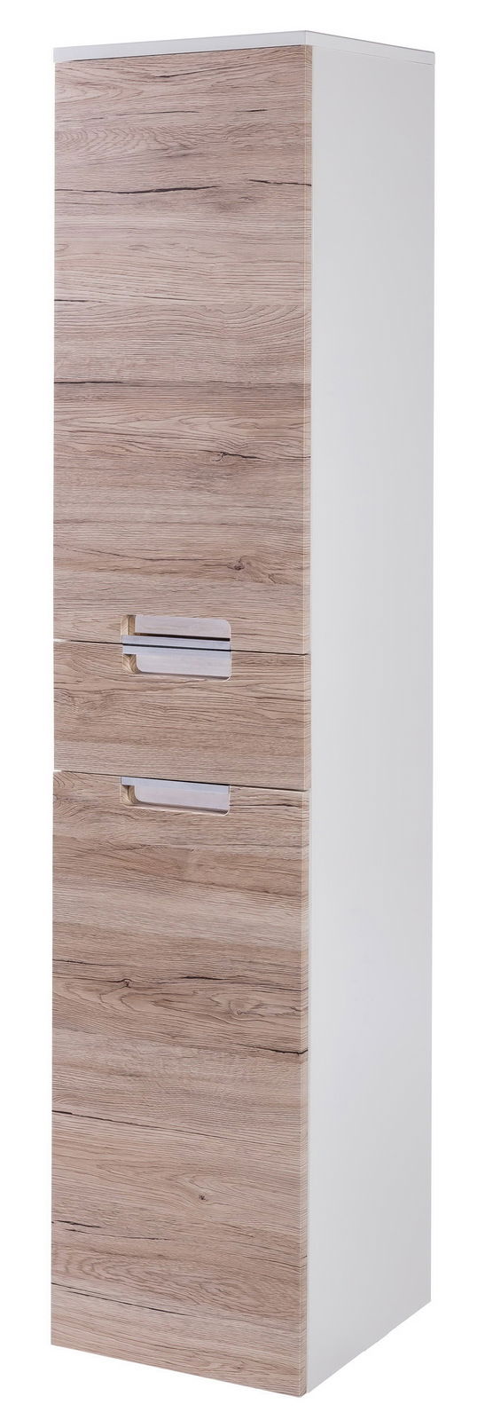 Zurbrüggen Hochschrank MARS Hochschrank in Holzoptik mit zwei Türen, seitliche Perspektive