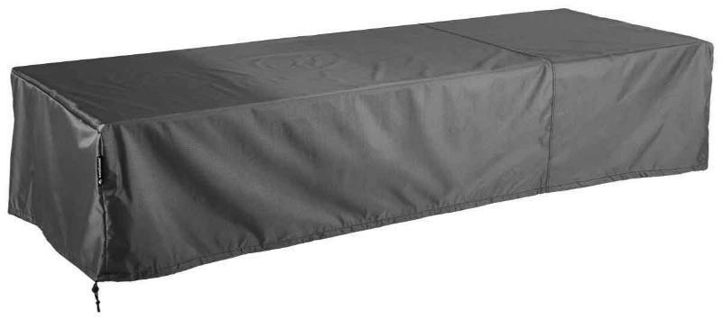 Graue Liegenhülle in seitlicher Perspektive