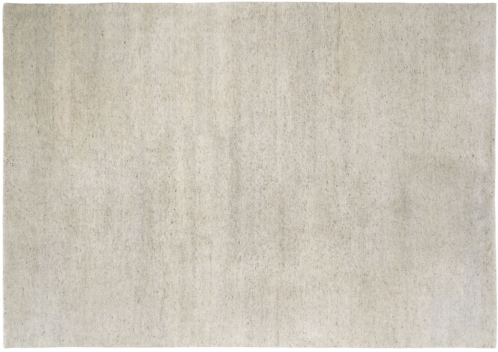 OCI Wollteppich ESEMPIO UNI MELANGE Beige Wollteppich in Draufsicht