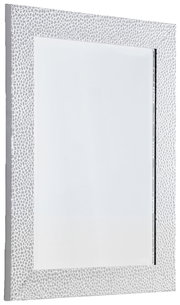 Spiegel mit strukturiertem Rahmen, seitliche Perspektive