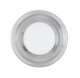 Runde LED-Deckenleuchte aus der Vogelperspektive