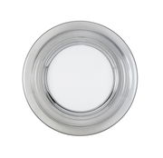 Runde LED-Deckenleuchte aus der Vogelperspektive