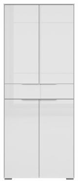 Aktenschrank mit vier Türen und einer Schublade, Frontalansicht