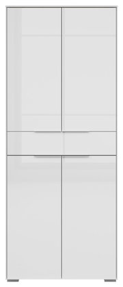 Aktenschrank mit vier Türen und einer Schublade, Frontalansicht