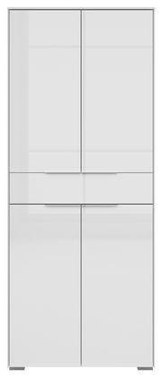 Aktenschrank mit vier Türen und einer Schublade, Frontalansicht