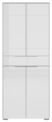 Aktenschrank mit vier Türen und einer Schublade, Frontalansicht