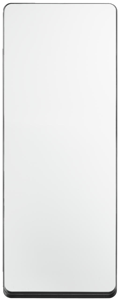 Rechteckiger Spiegel mit abgerundeten Ecken, ca. 60x160 cm, Frontalansicht