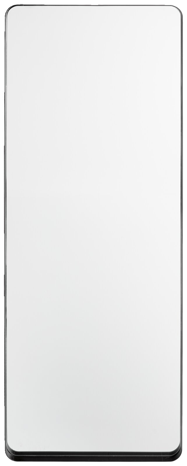 XORA Spiegel TONDO Rechteckiger Spiegel mit abgerundeten Ecken, ca. 60x160 cm, Frontalansicht