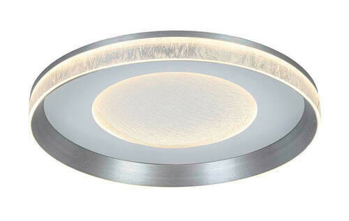 Novel LED-Deckenleuchte Moderne LED-Deckenleuchte in runder Form, seitliche Perspektive