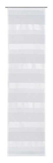 Flächenvorhang 60x245cm mit horizontalen Streifen, Vorderansicht